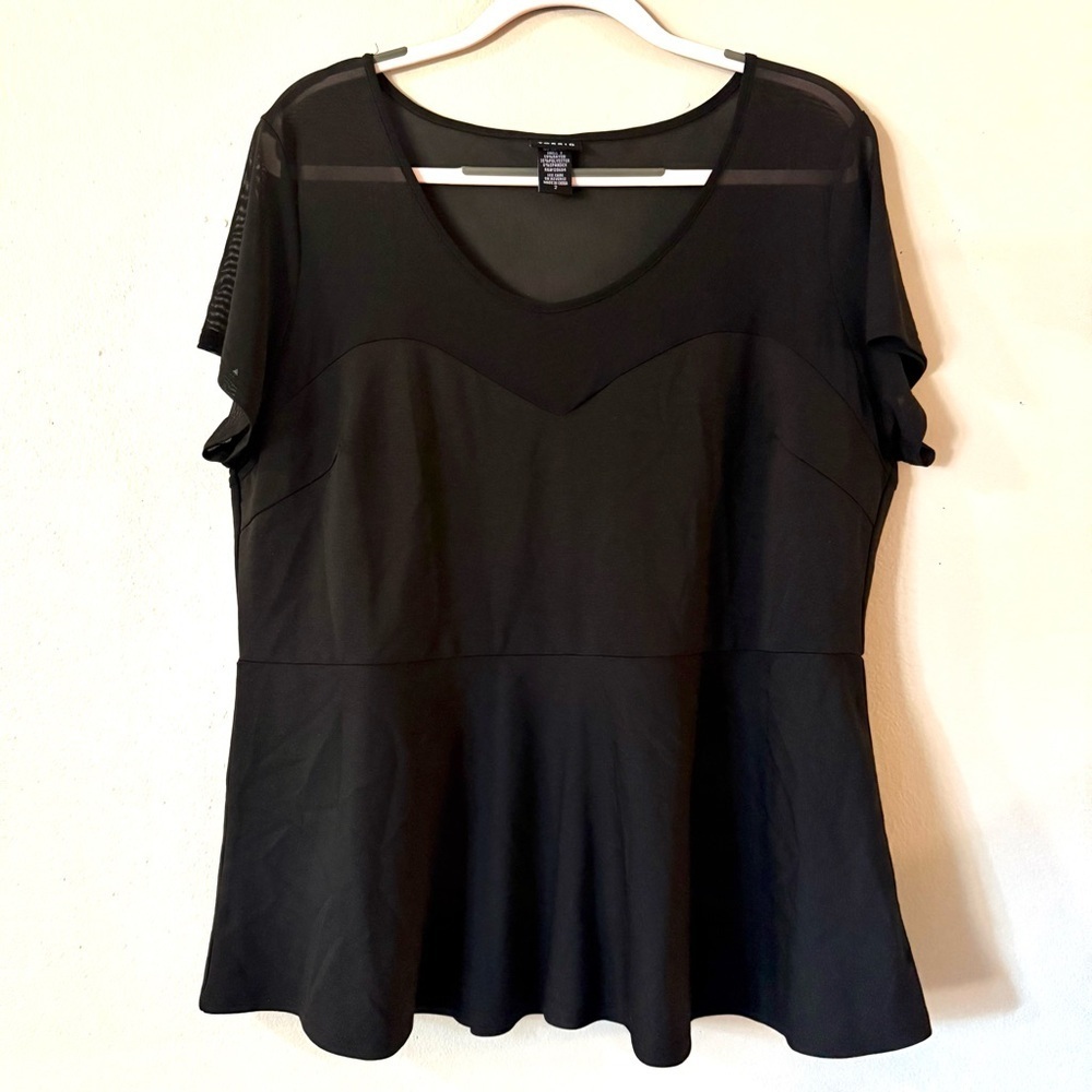 Torrid Black Women’s Blouse - Size 2